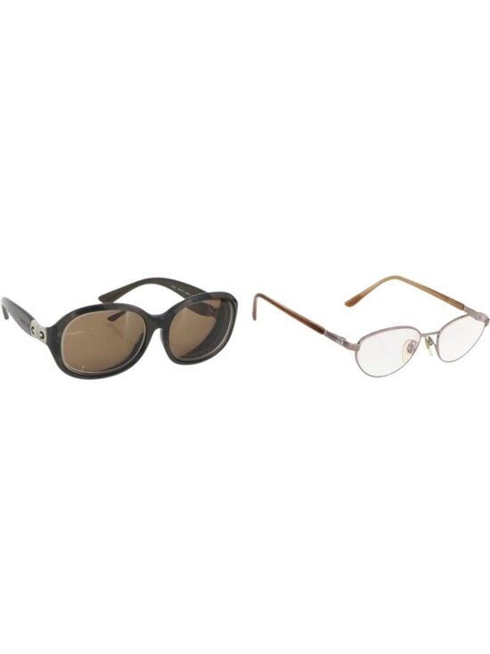 BVLGARI Accessories - BVLGARI Sunglasses plastic 2 Set Brown Silver